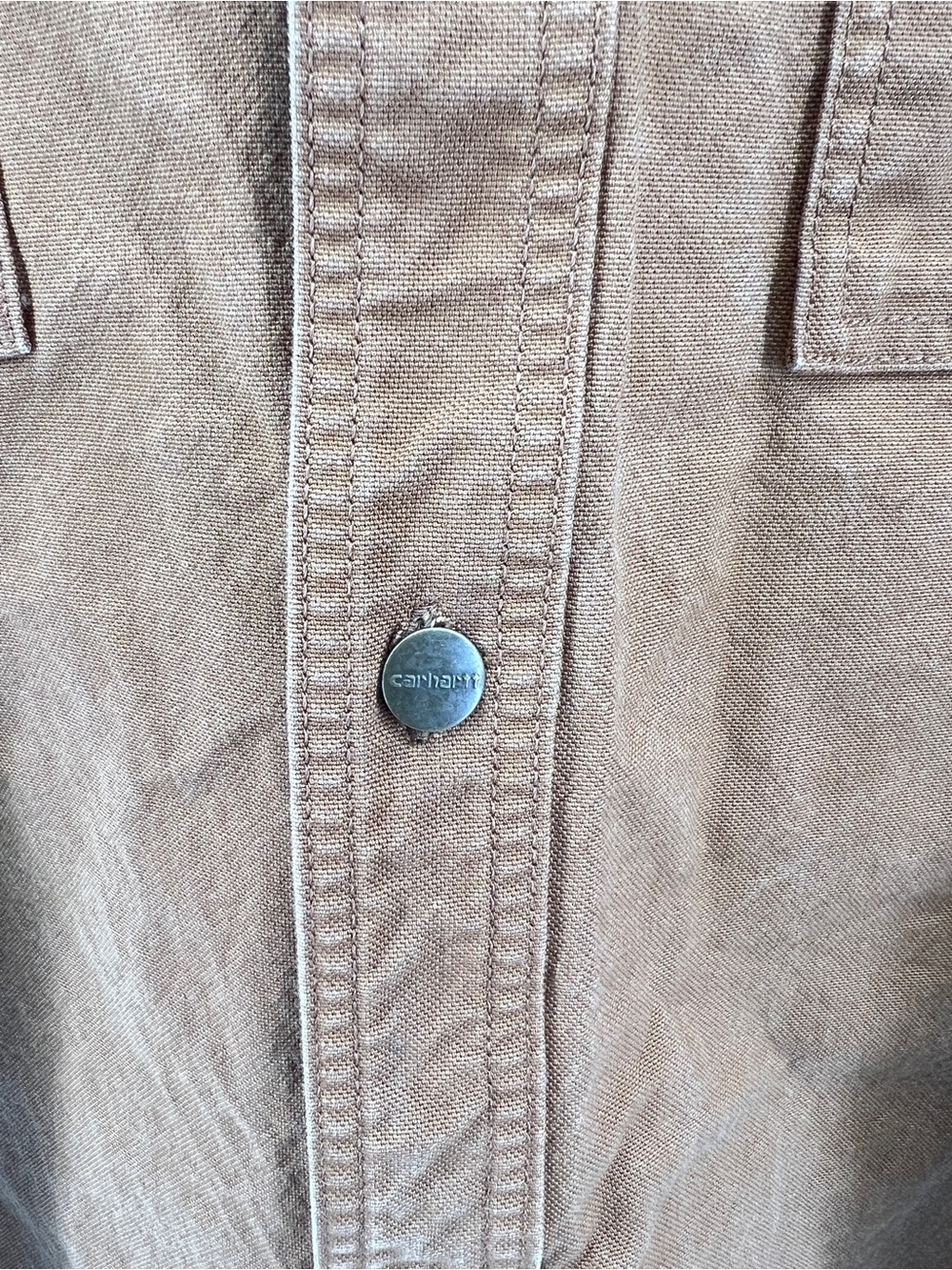Carhartt Men's Tan Rugged Flex Shirt Jacket - Picture 6 of 9